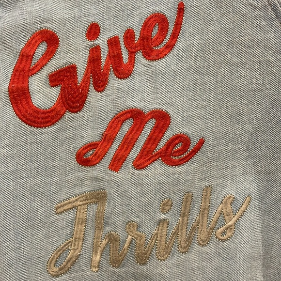 SOMEDAYS LOVIN GIVE ME THRILLS DENIM JACKET - Picture 5 of 9
